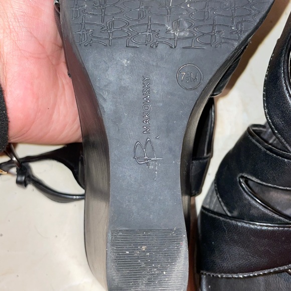 Soft leather wedge - Picture 4 of 4